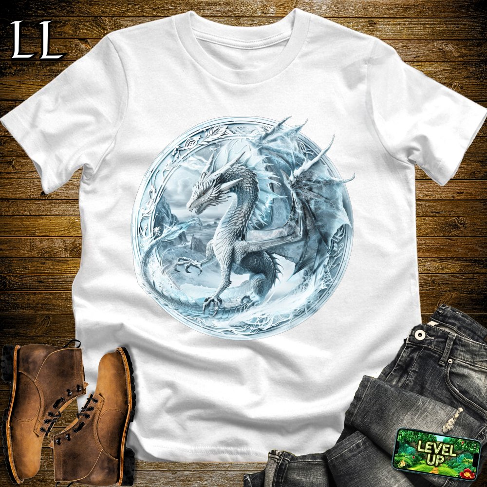 Ice Dragon Softstyle Tee - White - LegacyLayers