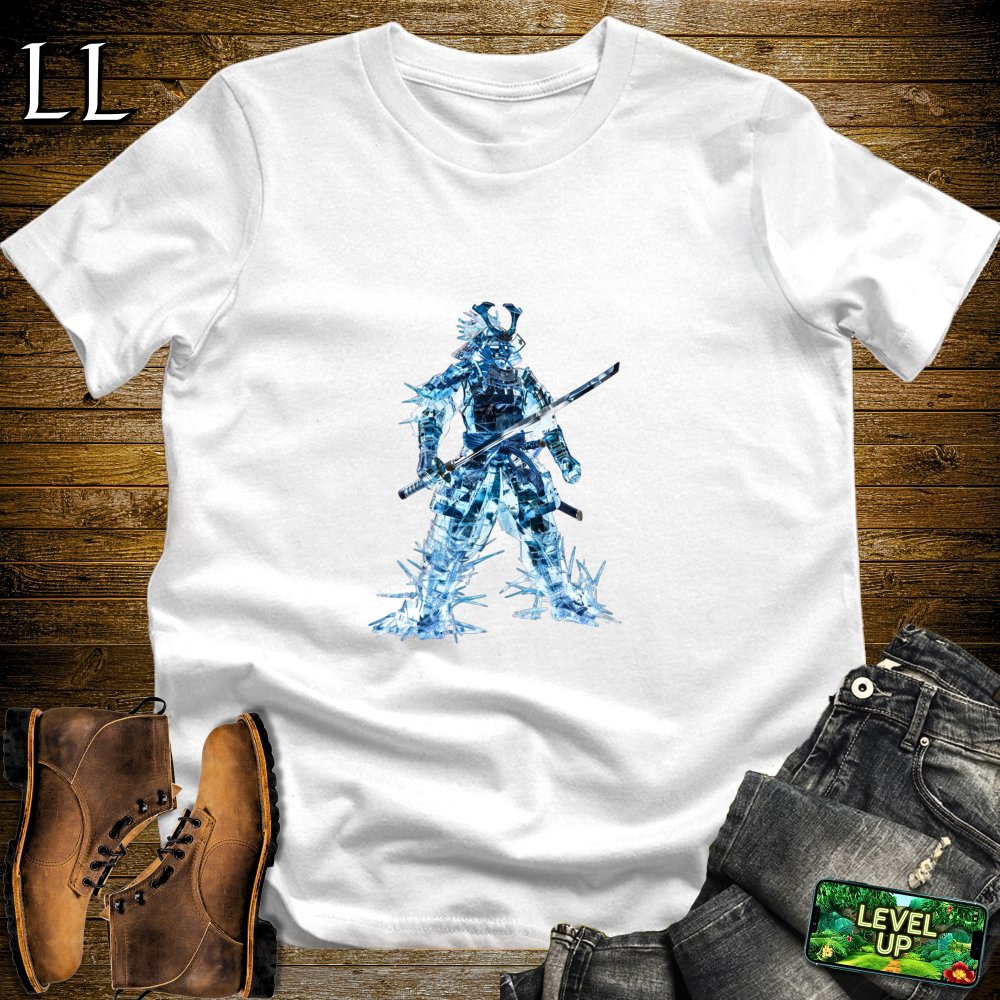 Ice Samurai Military Green | Frozen Warrior Tee