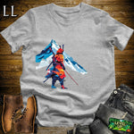 Icy Mountain Samurai Sport Grey | Summit Warrior Tee