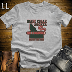 Idaho Cigar Smoker T-Shirt Sport Grey | Mountain Cigar Lover Gift