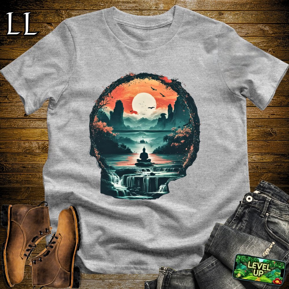 Inner Peace Samurai Sport Grey | Zen Warrior Tee