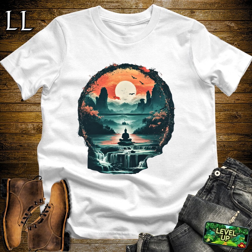 Inner Peace Samurai Military Green | Zen Warrior Tee