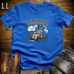 Introverted But Will Discuss Cigars 1 T-Shirt Royal Blue | Funny Cigar Lover Tee