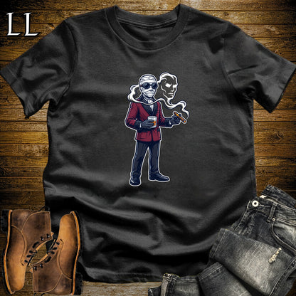 Invisible Man Scotch & Cigar T-Shirt Black | Cigar and Scotch Shirt