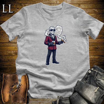 Invisible Man Scotch & Cigar T-Shirt Sport Grey | Cigar and Scotch Shirt