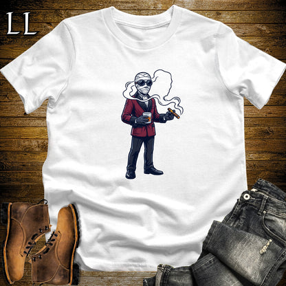 Invisible Man Scotch & Cigar T-Shirt White | Cigar and Scotch Shirt