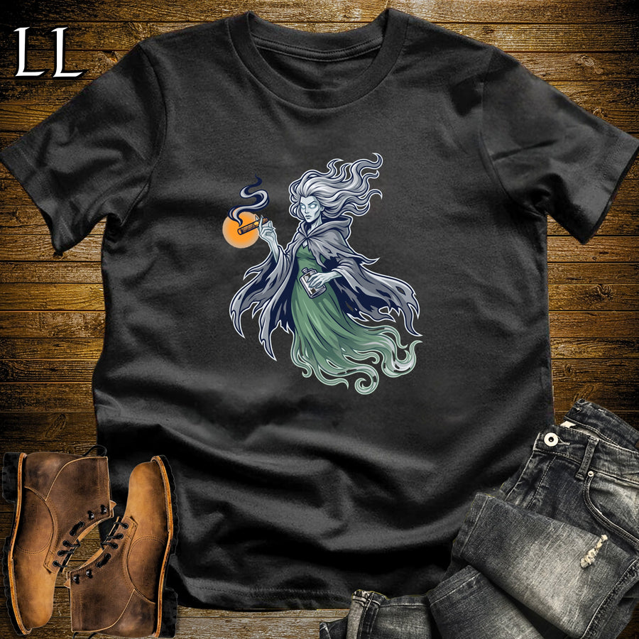 Irish Banshee Whiskey Cigar T-Shirt Black | Cigar Whiskey Shirt