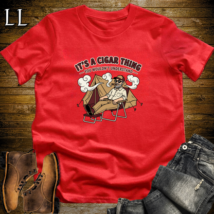 Its a Cigar Thing 1 T-Shirt Red | Funny Cigar Lover Shirt