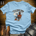 Its a Cigar Thing 2 T-Shirt Light Blue | Funny Cigar Lover Tee