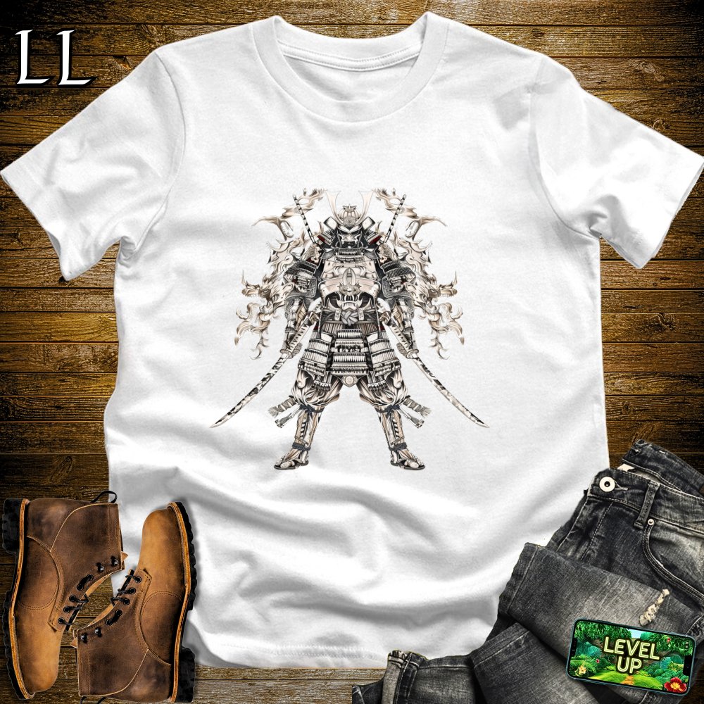 Ivory Samurai Military Green | Elephant Warrior Tee