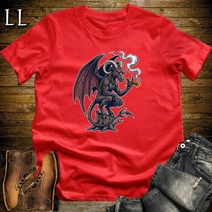 Jersey Devil Cigar T-Shirt Red | Halloween Cigar Shirt