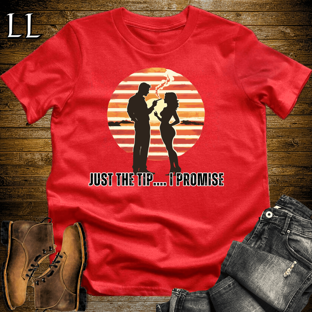 Just The Tip Cigar Softstyle T-Shirt Red | Funny Cigar Tee