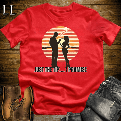 Just The Tip Cigar Softstyle T-Shirt Red | Funny Cigar Tee