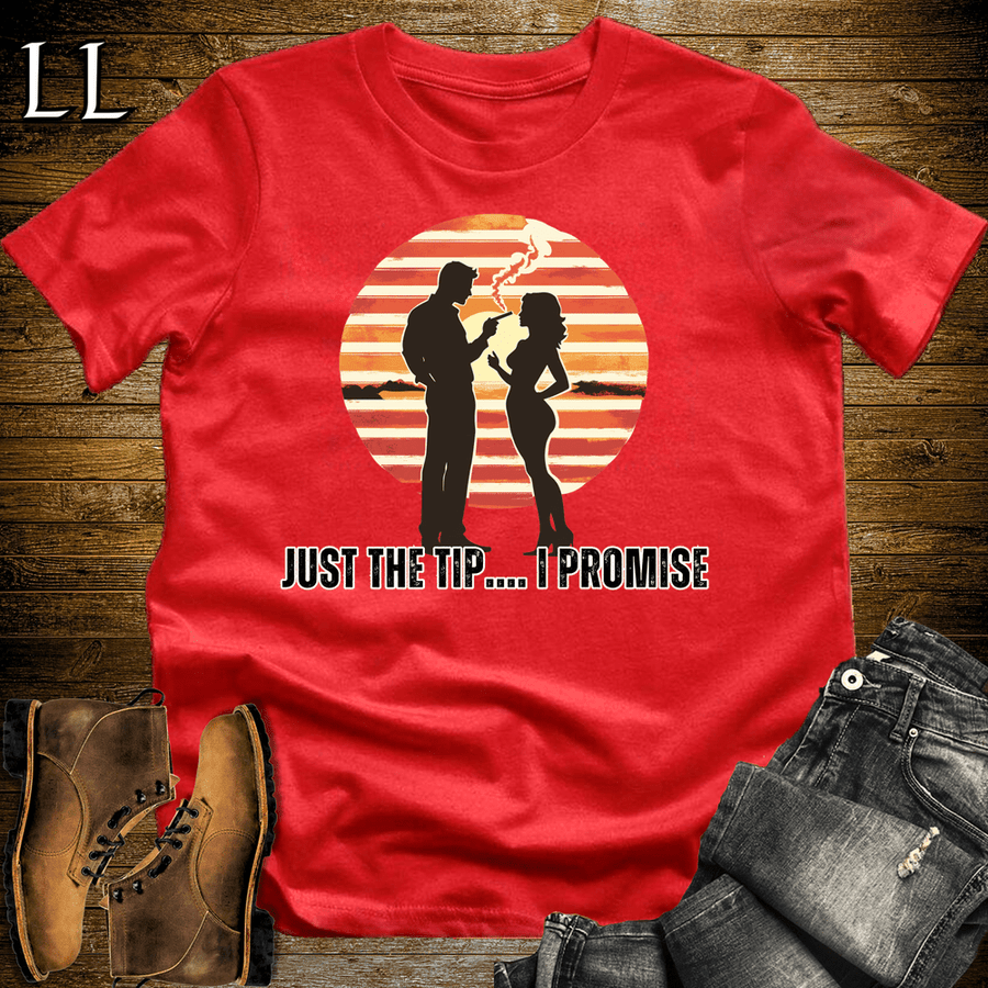 Just The Tip Cigar Softstyle T-Shirt Red | Funny Cigar Tee