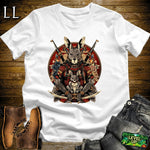 Kangaroo Samurai Military Green | Bouncing Warrior Tee
