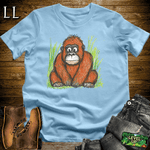 Kids Art Gorilla Light Blue | Playful Artist Shirt
