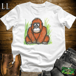 Kids Art Gorilla White | Playful Artist Shirt