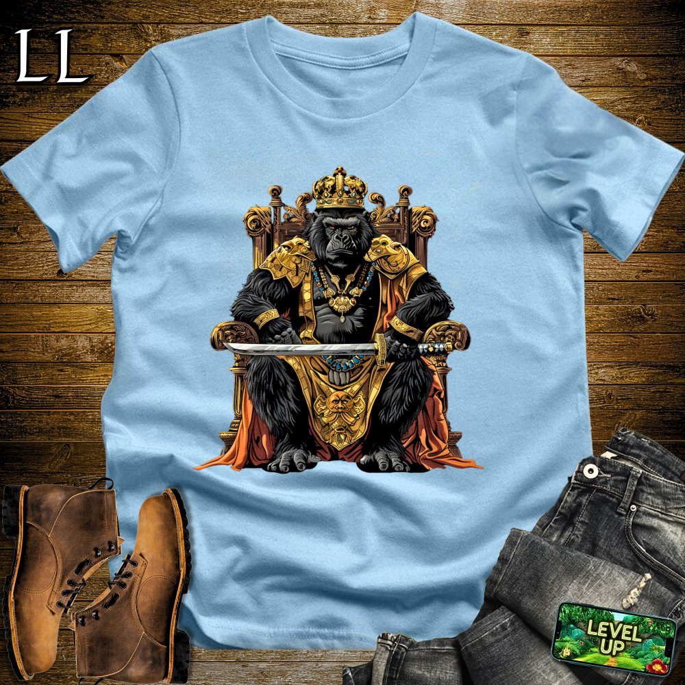 King Gorilla Samurai Softstyle Tee - Light Blue - LegacyLayers