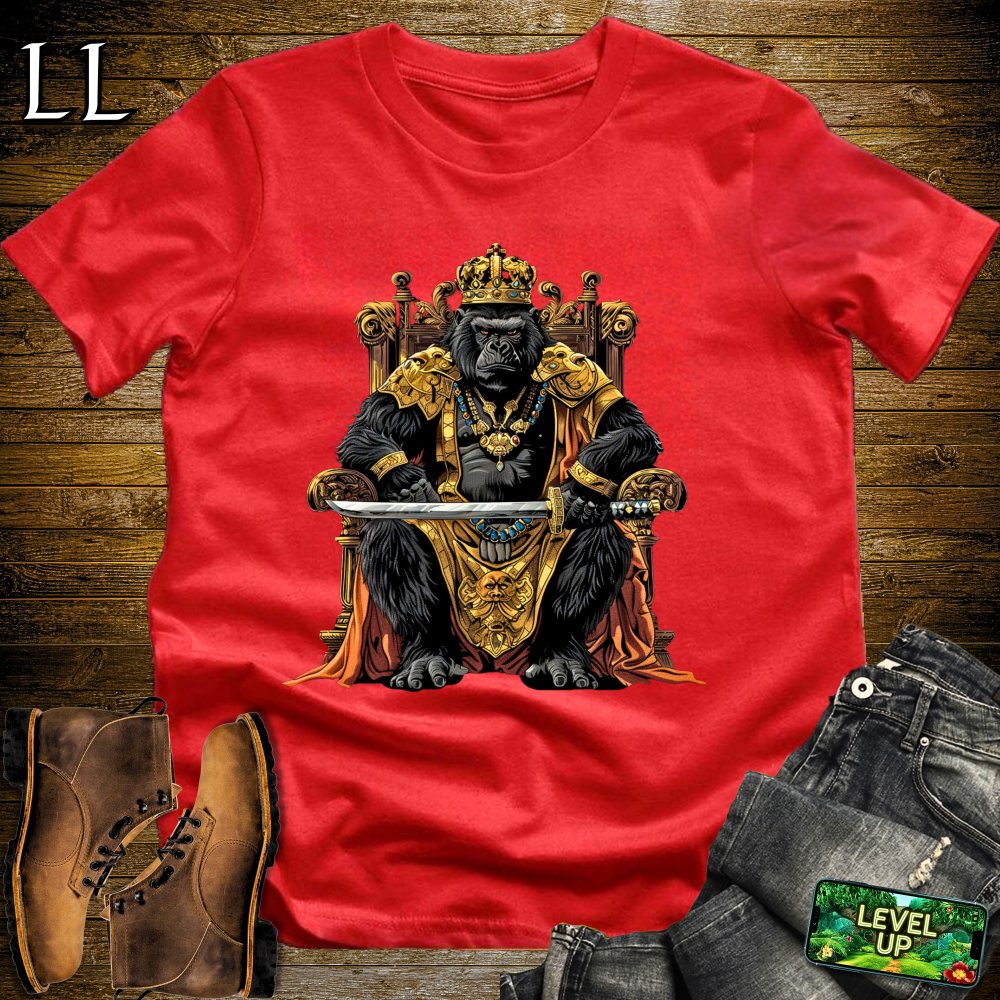 King Gorilla Samurai Red | Royal Warrior Tee