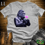 Kiss Me Gorilla Sport Grey | Funny Romantic Gorilla Shirt