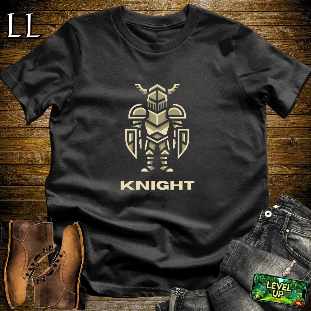 Knight Softstyle Tee - Black - LegacyLayers