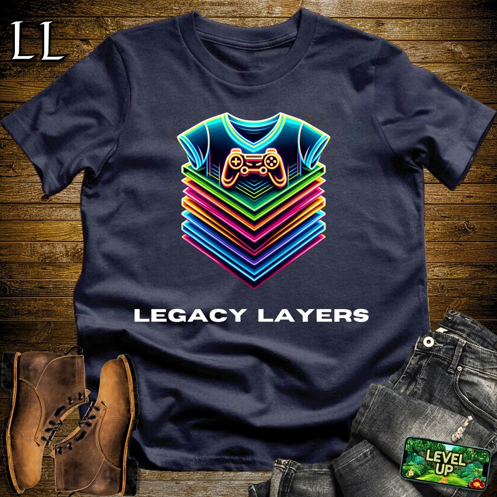 Legacy Layers Softstyle Tee - Navy - LegacyLayers