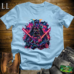 Light Saber Samurai Black | Sci-Fi Warrior Tee