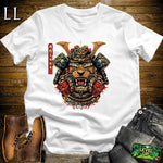 Lion Samurai Military Green | King of Warriors Tee
