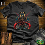 Lobster Samurai White | Sea Creature Warrior Tee