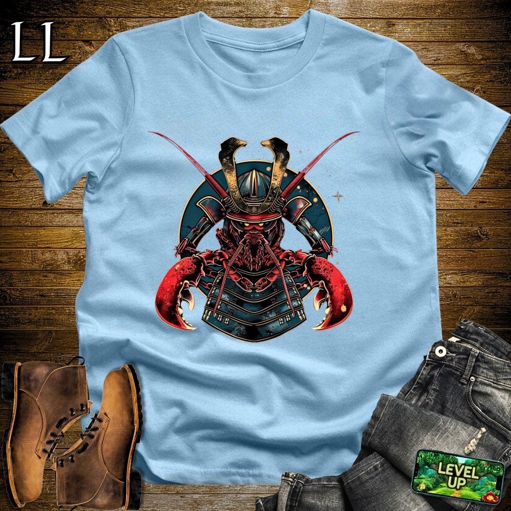 Lobster Samurai Softstyle Tee - Light Blue - LegacyLayers