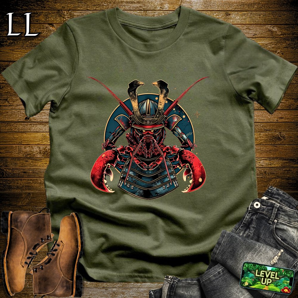 Lobster Samurai Softstyle Tee - Military Green - LegacyLayers