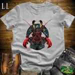 Lobster Samurai Sport Grey | Sea Creature Warrior Tee