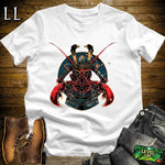 Lobster Samurai Military Green | Sea Creature Warrior Tee