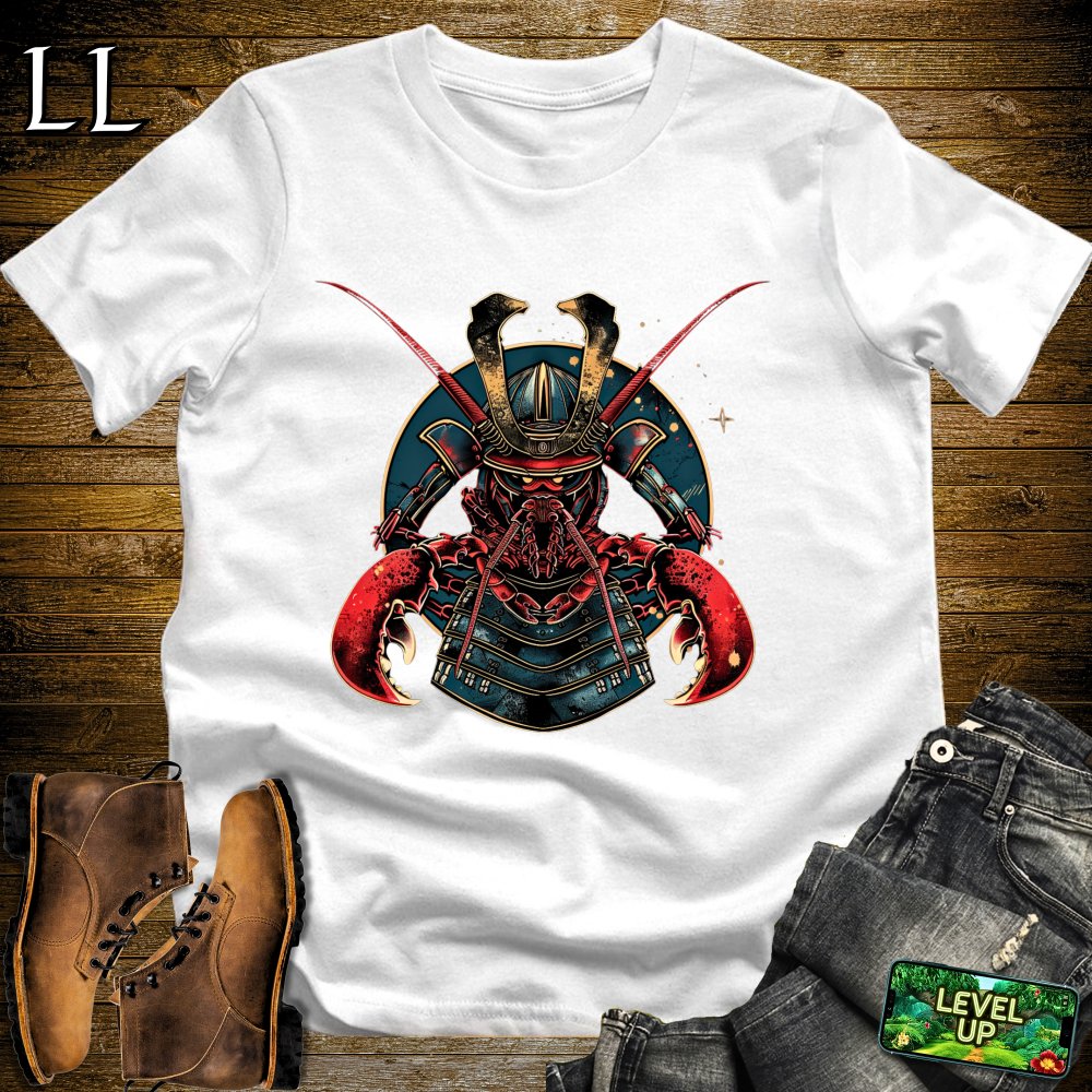 Lobster Samurai Softstyle Tee - White - LegacyLayers