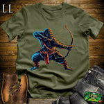Long Bow Gorilla Samurai Military Green | Archer Tee