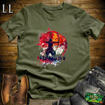 Long Bow Samurai Navy | Archer Warrior Tee