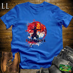 Long Bow Samurai Light Blue | Archer Warrior Tee