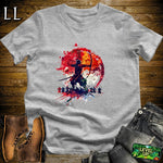 Long Bow Samurai Sport Grey | Archer Warrior Tee