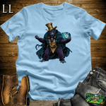 Magician Gorilla Softstyle Tee Light Blue | Illusion Party Shirt