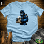 Mailman Gorilla Light Blue | Funny Delivery Driver Shirt