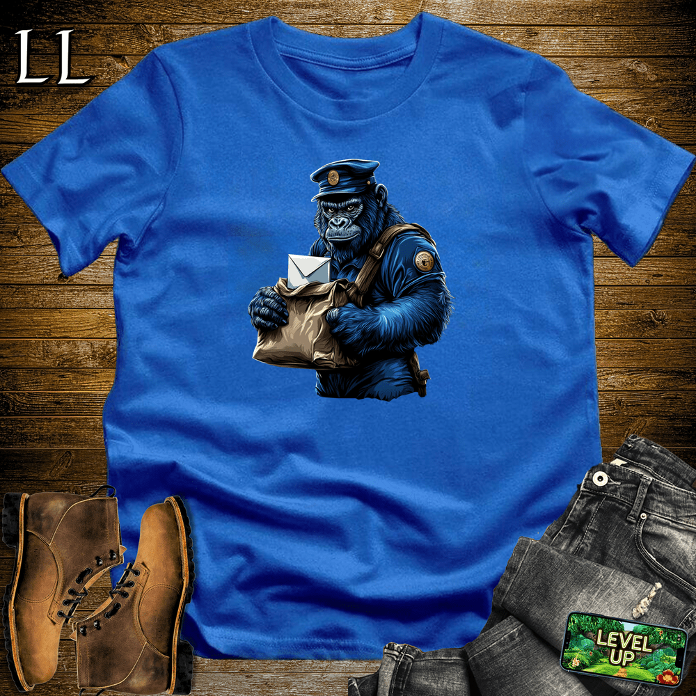 Mailman Gorilla Royal | Funny Delivery Driver Shirt