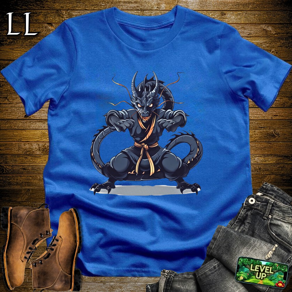 Martial Arts Dragon Softstyle Tee - Royal - LegacyLayers