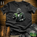 Martini Gorilla Softstyle Tee Black | Cocktail Lover Gift Tee