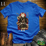 Master Cat Samurai Light Blue | Feline Warrior Tee