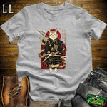 Master Cat Samurai Sport Grey | Feline Warrior Tee