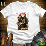 Master Cat Samurai Military Green | Feline Warrior Tee