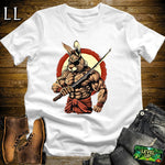Master Rabbit Samurai Military Green | Swift Warrior Tee