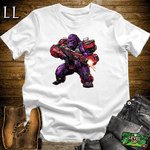 Mecha Gorilla White | Sci-Fi Robot Gorilla Shirt