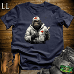 Medic Gorilla Softstyle Tee Navy | Funny Medical Party Tee
