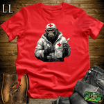 Medic Gorilla Softstyle Tee Red | Funny Medical Party Tee